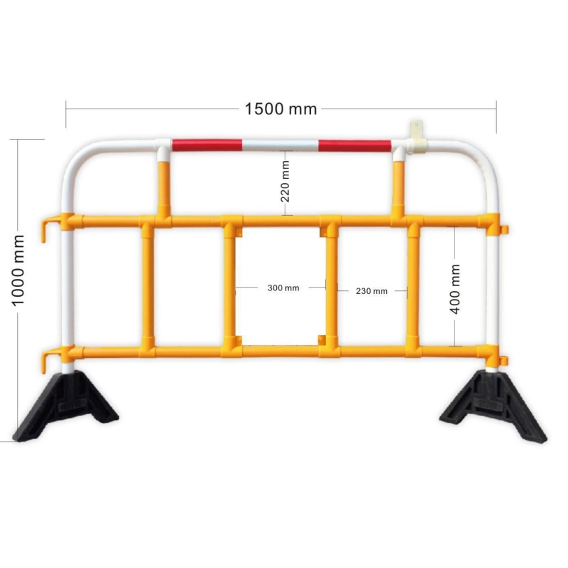 Barrera de tráfico Valla de control de множеств Barrera SEPARADOR DE CARRETERA APILABLE