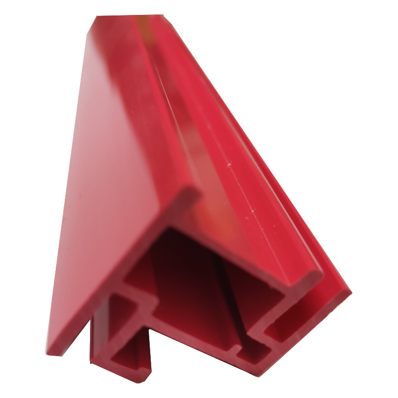изготовленный на заказ пластиковый профиль красного цвета ПВХ фоторамки прокладки пластиковый профиль профиля