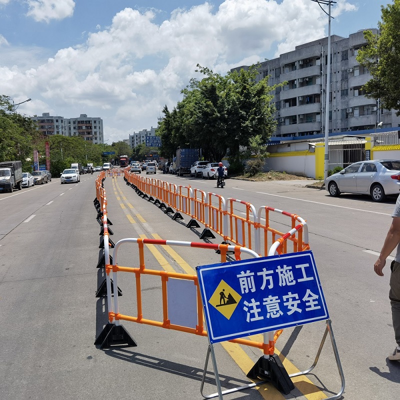 ПВС пластмассовый барьер безопасности дорожного движения, ограждение строительной площадки, дорожное ограждение китайского производства
